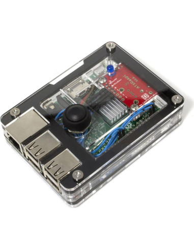 Funda Zebra con Botón para Raspberry Pi y ATXRaspi C4Labs