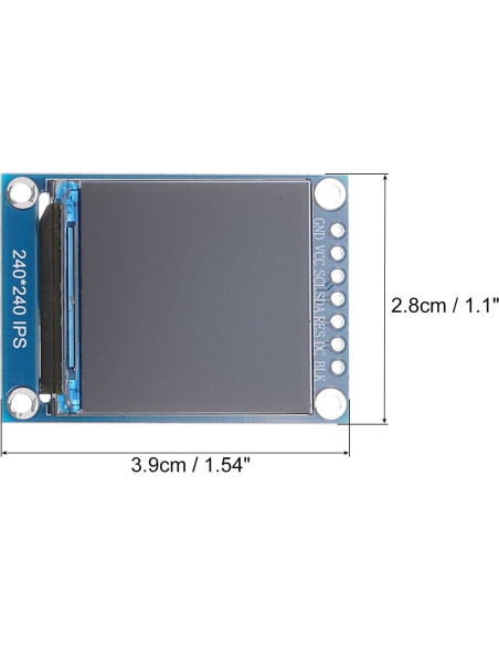 Módulo LCD 1.3" MECCANIXITY ST7789H2 240x198 IPS 65K Colores Módulo LCD 1.3" MECCANIXITY ST7789H2 240x198 IPS 65K Colores