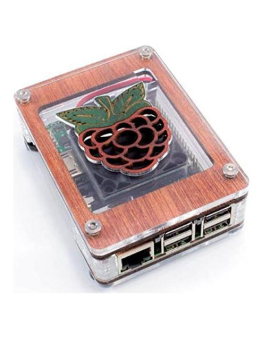 Carcasa Inlay con Ventilador C4Labs para Raspberry Pi 4B/3B+/3/2