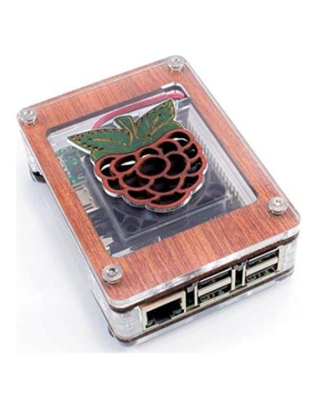 Carcasa Inlay con Ventilador C4Labs para Raspberry Pi 4B/3B+/3/2 Carcasa Inlay con Ventilador C4Labs para Raspberry Pi 4B/3B+/3/2