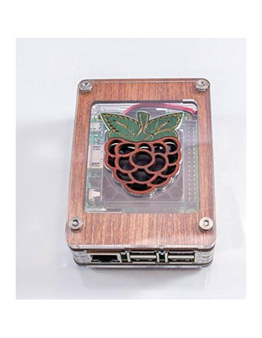 Carcasa Inlay con Ventilador C4Labs para Raspberry Pi 4B/3B+/3/2