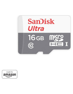 Tarjeta de Memoria MicroSD SanDisk 16GB Clase 10 para Fire