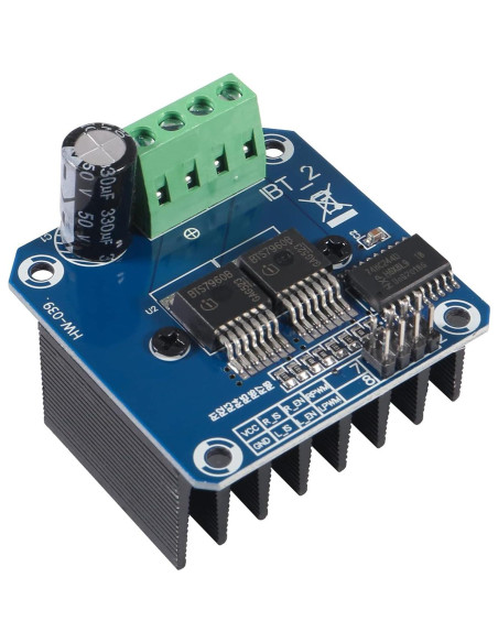 3PCS Módulo Controlador de Motor BTS7960 43A PWM para Raspberry Pi 3PCS Módulo Controlador de Motor BTS7960 43A PWM para Raspberry Pi