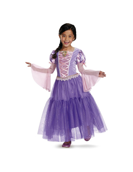 Vestido de baile Rapunzel Disney Princess para niñas 4-6X Vestido de baile Rapunzel Disney Princess para niñas 4-6X