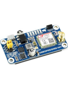 Módulo HAT GSM GPRS GNSS Bluetooth SIM868 para Raspberry Pi 2