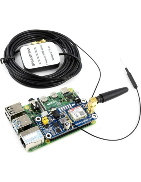 Módulo HAT GSM GPRS GNSS Bluetooth SIM868 para Raspberry Pi Módulo HAT GSM GPRS GNSS Bluetooth SIM868 para Raspberry Pi