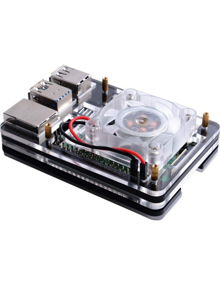 Ventilador de Enfriamiento GeeekPi 40x40x10mm 2 Pcs Azul