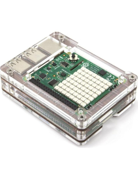 Sombrero Superior Corto C4 Labs para Raspberry Pi 3B+ - 1.27 cm Sombrero Superior Corto C4 Labs para Raspberry Pi 3B+ - 1.27 cm