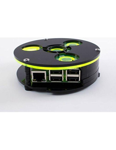 Caja Puck Pi C4Labs para Raspberry Pi 4B y 3B+ - Pi-O-Arma