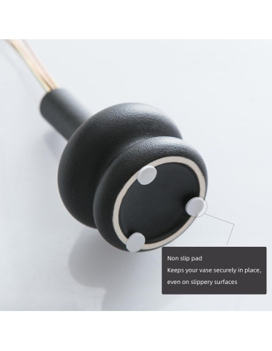 Conjunto de 5 Jarrones de Cerámica JOJUNO Negros Modernos