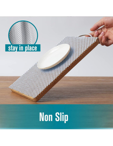 Forro Antideslizante Iwtmm 30.48 cm x 3.05 m Gris Claro