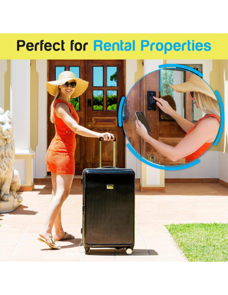 Cerradura Inteligente LOCKSTAR Sin Llave con APP y Huella Dactilar