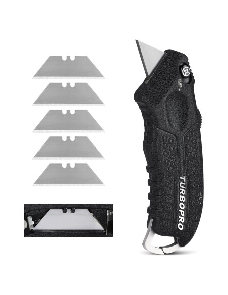 Cuchillo Utilitario Autocargable Olympia Tools Turbo Pro