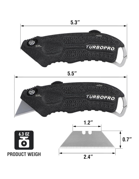 Cuchillo Utilitario Autocargable Olympia Tools Turbo Pro