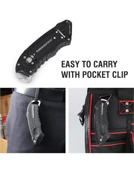 Cuchillo Utilitario Autocargable Olympia Tools Turbo Pro