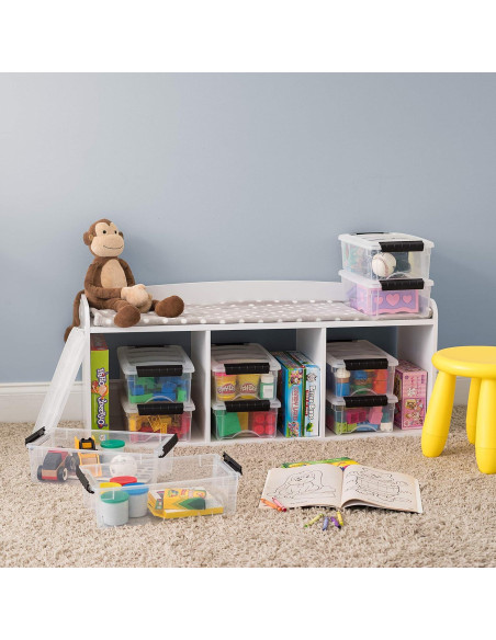 Contenedores de Almacenamiento IRIS USA 6 Qt - Paquete de 10