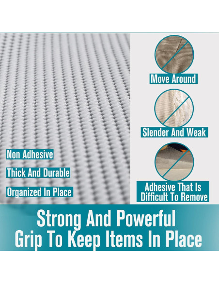 Forro Antideslizante Iwtmm 30.48 cm x 3.05 m Gris Claro