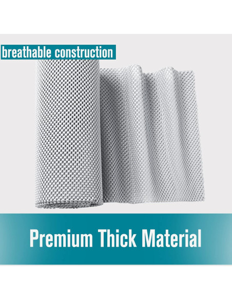 Forro Antideslizante Iwtmm 30.48 cm x 3.05 m Gris Claro