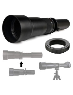 Lente Telefoto Zoom HD 650-1300mm f/8-16 Commander Optics