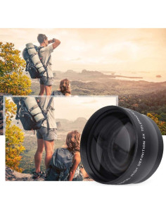 Lente Telefoto 2.2X 72mm OPTURA HD para Sony Cybershot 2