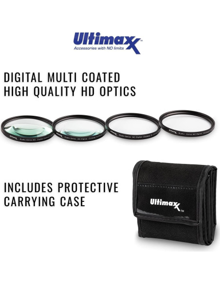 Kit de Filtros Macro Acercamiento HD Ultimaxx 5 Piezas 67mm Kit de Filtros Macro Acercamiento HD Ultimaxx 5 Piezas 67mm
