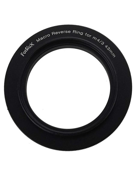 Adaptador Macro Fotodiox Reverse Ring 43mm para MFT Olympus Panasonic Adaptador Macro Fotodiox Reverse Ring 43mm para MFT Olympus Panasonic
