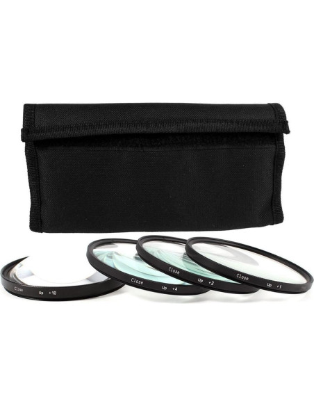 Juego de Filtros de Acercamiento 37mm Big Mike's +1, +2, +4, +10