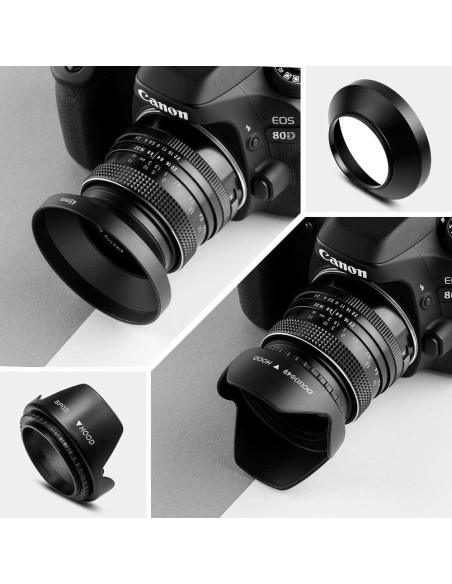 Kit de Filtros de Lente 52mm Sedremm: UV, CPL, ND Ajustable