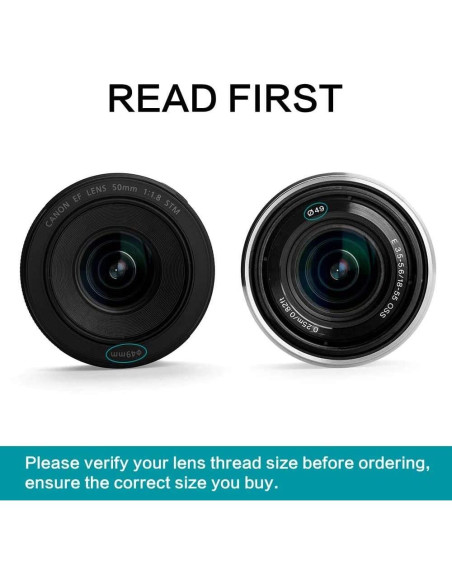 Kit de Filtros de Lente 52mm Sedremm: UV, CPL, ND Ajustable