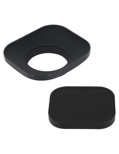 Capucha de Lente Metálica Cuadrada Haoge 39mm para Cámaras