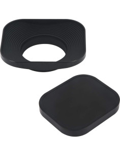 Capucha de Lente Metálica Cuadrada Haoge 39mm para Cámaras 2