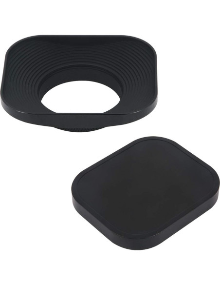 Capucha de Lente Metálica Cuadrada Haoge 39mm para Cámaras