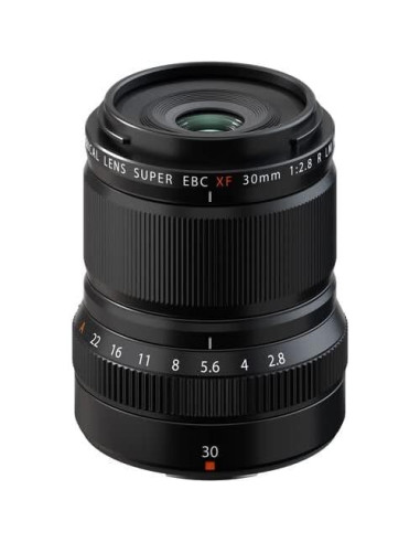 Lente Fujifilm XF 30mm f/2.8 R LM WR Macro con Accesorios