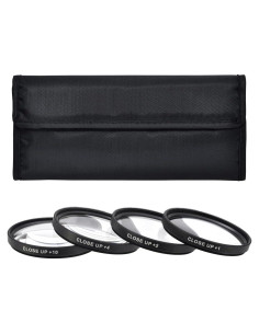 Kit de Filtros Macro Acuvar 62mm +1, +2, +4, +10 para DSLR