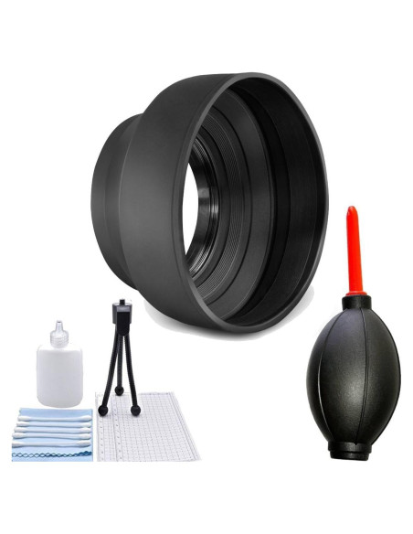 Capucha de lente de goma colapsable 67mm OPTURA HD para ZEISS