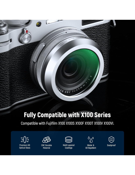 Filtro de Difusión Negra NEEWER 1/4 para Cámaras Fujifilm X100