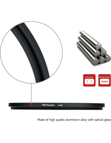 Filtro de Difusión Suave PROfezzion 37mm para Retratos