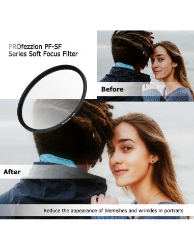 Filtro de Difusión Suave PROfezzion 37mm para Retratos