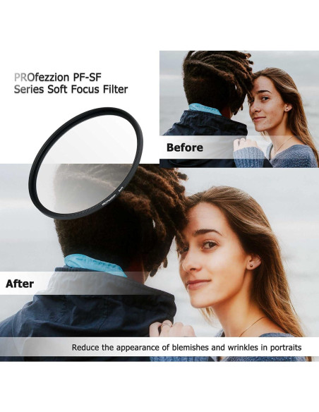 Filtro de Difusión Suave PROfezzion 37mm para Retratos