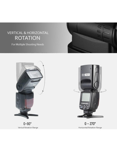 Flash Speedlite Digital Nc ALT-95CN-928A para Canon EOS