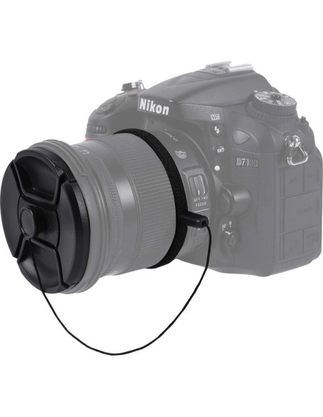 Paquete de 2 tapas de lente 58mm ZZJMCH para Canon y Nikon Paquete de 2 tapas de lente 58mm ZZJMCH para Canon y Nikon