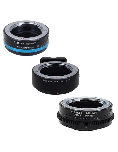 Kit Adaptador Lente Fotodiox PRO Minolta MD a Micro 4/3