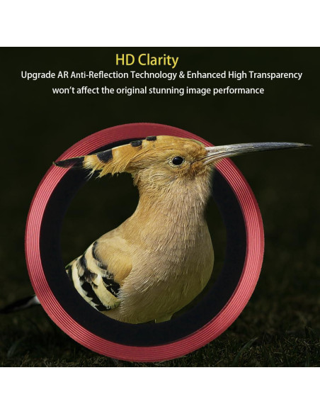 Protector de Lente de Cámara Rayorcon para Samsung Galaxy S24 Ultra Rojo