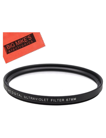 Filtro UV 67mm Big Mike's para cámara Nikon CoolPix P900 P950 Filtro UV 67mm Big Mike's para cámara Nikon CoolPix P900 P950