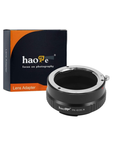 Adaptador de Lente Manual Haoge PK a Canon RF para R5 R6