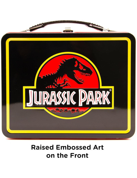 Caja de Almacenamiento de Lata AQUARIUS Jurassic Park 21.95x9.53x16.83cm