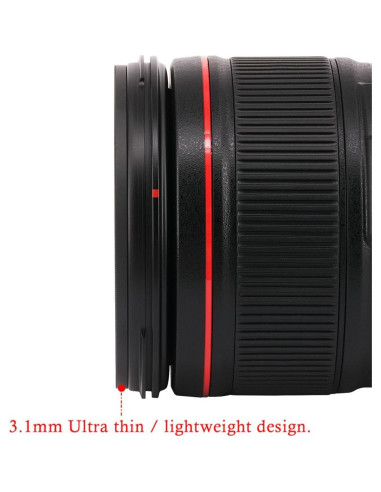 Filtro UV Multicapa Ultra Delgado Haoge 52mm para Nikon