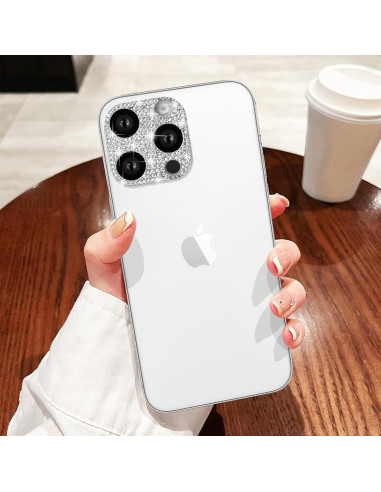 Protector de Lente de Cámara Brillante Omorro para iPhone 16 Pro Max