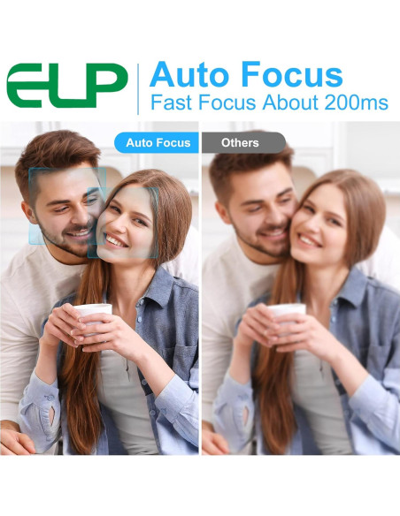 Cámara USB Autofocus ELP 16MP 4K UVC 68 Mini para PC