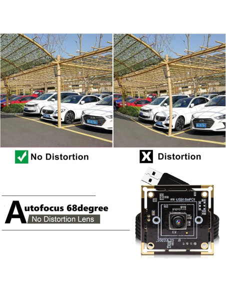 Cámara USB Autofocus ELP 16MP 4K UVC 68 Mini para PC